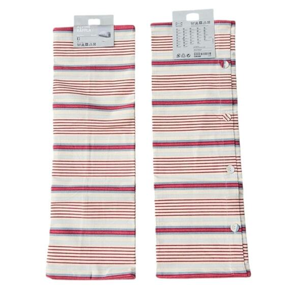 Ikea Alvine Faffla Decorative Pillow Cover 26in x 26in Red Cream - Picture 3 of 4